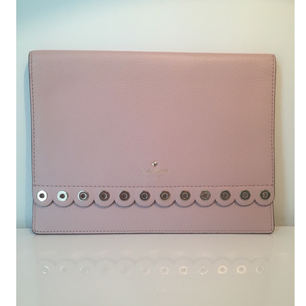 🚫SOLD NWT KATE SPADE Mallo Blush Pink  Clutch Bag - Picture 4 of 8